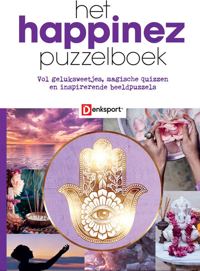 Mind sport - le livre de puzzles happinez - des puzzles d'images inspirants