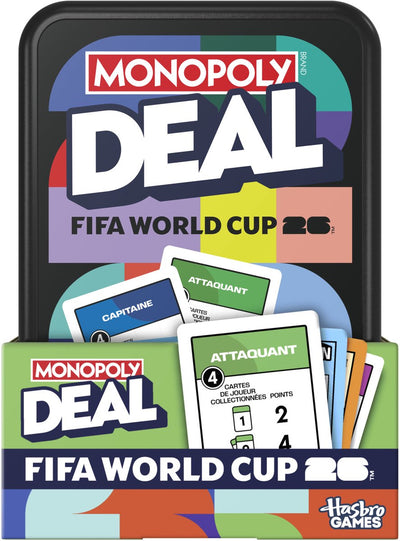 Monopoly deal coupe du monde fifa 2026 - jeu de cartes - Français