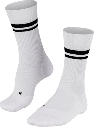 Falke te4 chaussettes de tennis classiques anti ampoules, chaussettes de sport en coton à rembourrage léger femme blanc - taille 35-36
