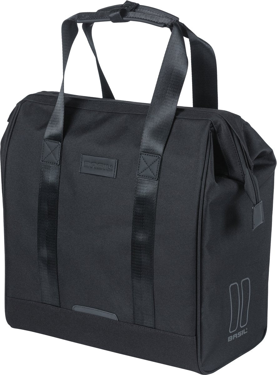 Basil Grand Bicycle Shopper - Black Water-Retourner Sac pour les vélos électriques, 23L