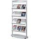 Porte-dépliant Sirius argent 12 x a4