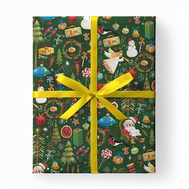 Rouleau de papier d'emballage de Noël. 0,70x200 rencontré