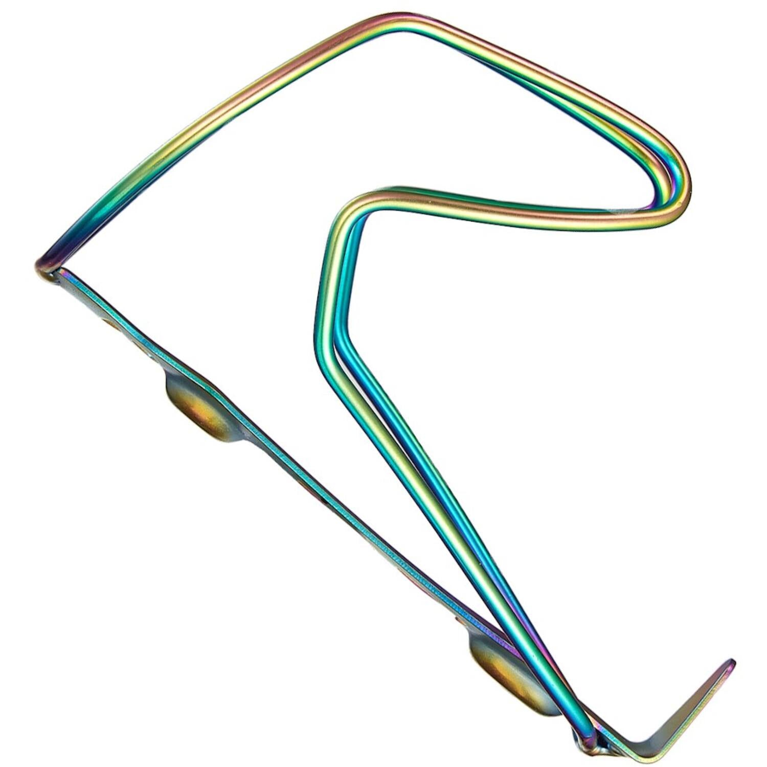 Supacaz Tifly Cage Bidone Holder Titanium Oil Slick