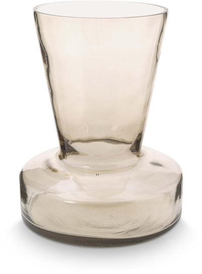 Pip studio vtwonen - basic - vase - sable - verre - 16x16x19cm