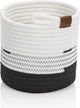 Panier Kela, 18 x 17 cm, rond, blanc noir - |hedda