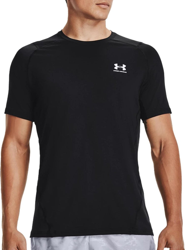 Under Armour UA HG Heatgear Armour Fitted Chemise de sport à manches courtes pour homme - Noir - Taille XL