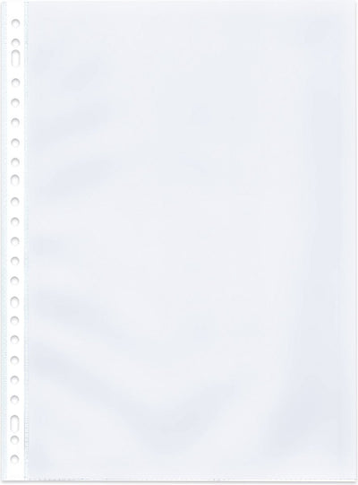 Sac de présentation Kangaro - a4 - pp - 23 trous - 120 microns - grainé transparent - 50 pièces - k-14031