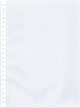 Sac de présentation Kangaro - a4 - pp - 23 trous - 120 microns - grainé transparent - 50 pièces - k-14031