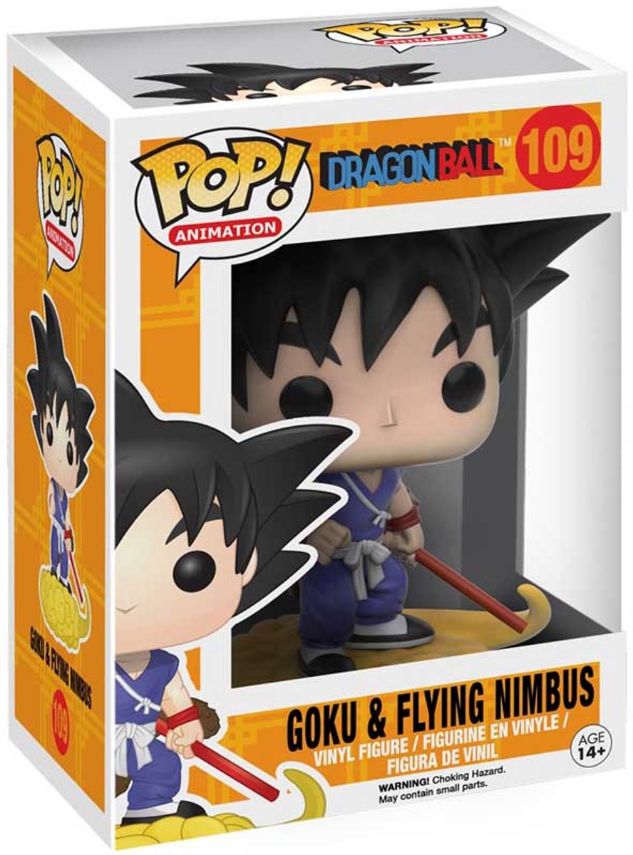 Animation Funko pop : dragon ball - goku et nimbus volant pop #109