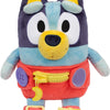 Spectron bébé robe bleue et jouet en peluche