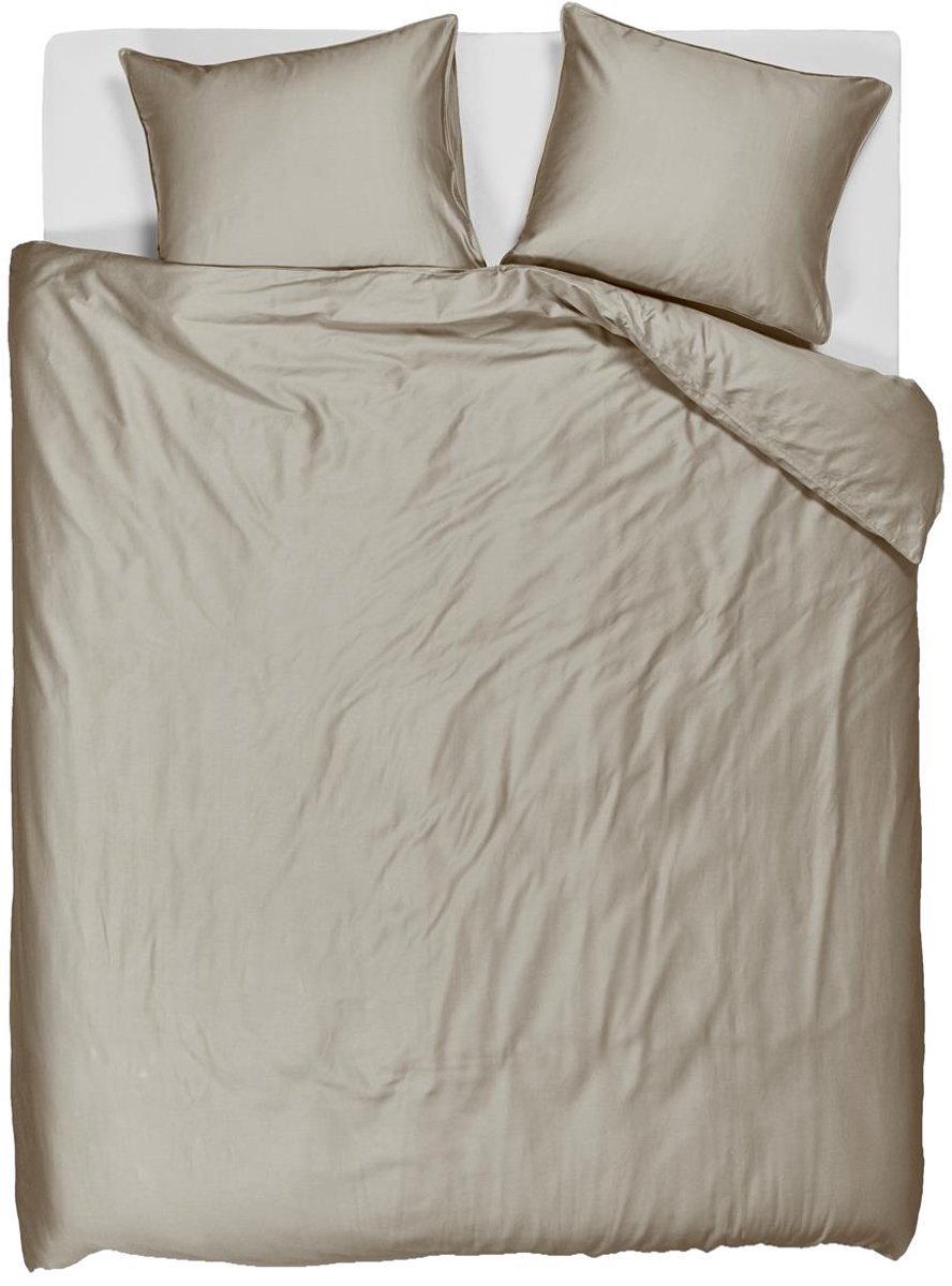 Housse de couette à langer Beddinghouse - uni - lits jumeaux - 260x200 220 - sable