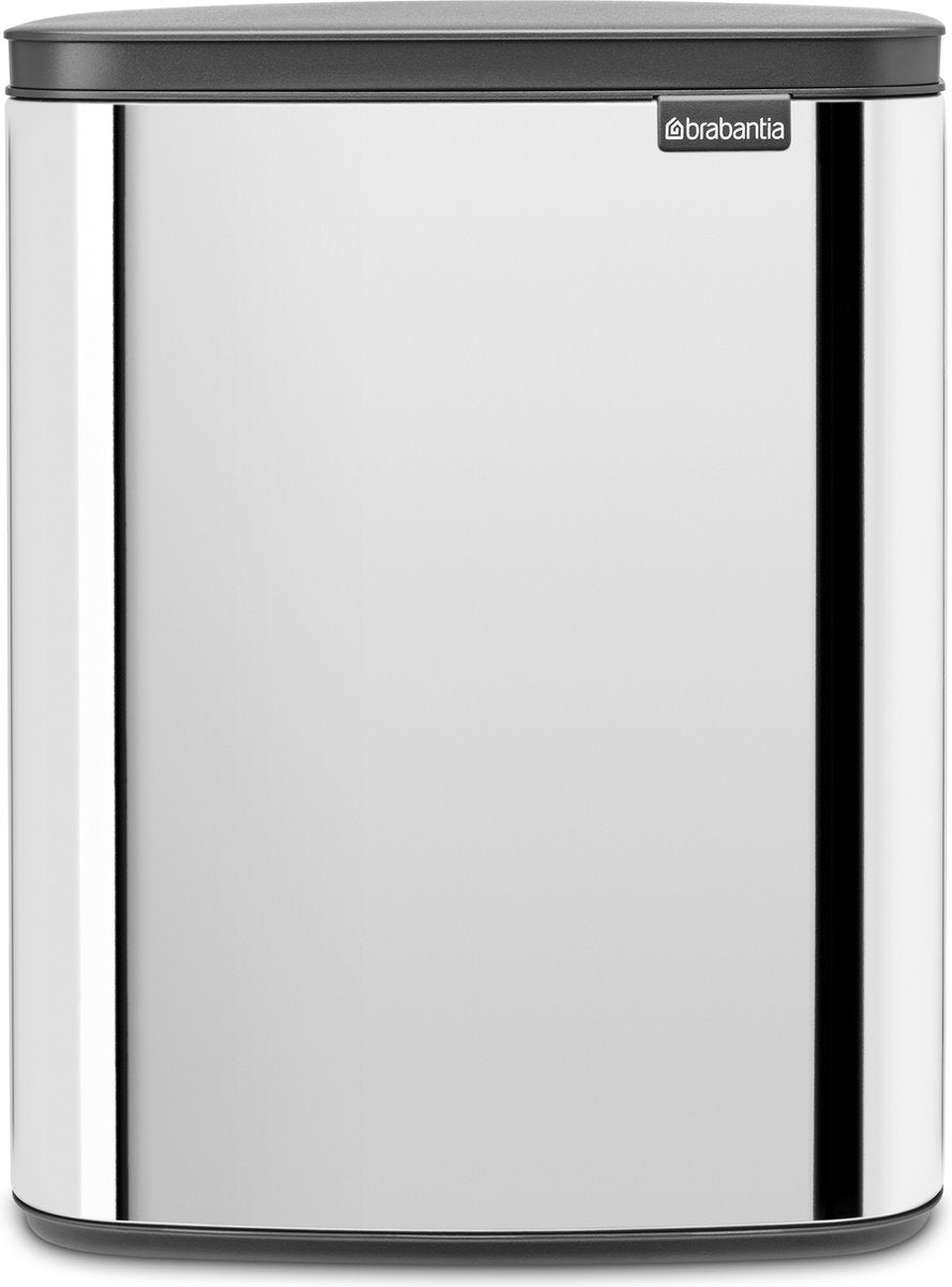 Poubelle Brabantia bo - 12 litres - acier brillant