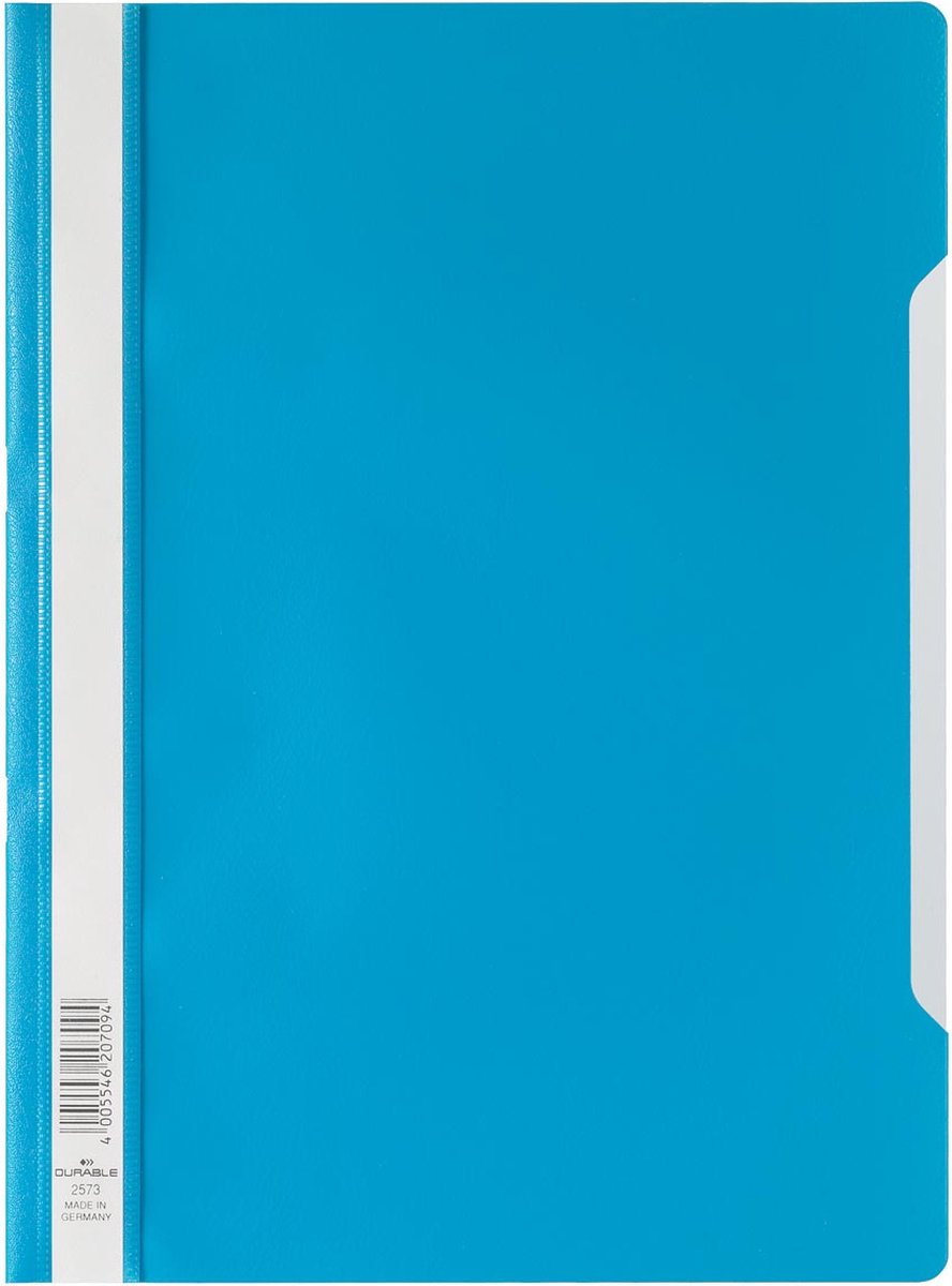 Dossier à fixation rapide durable - bleu