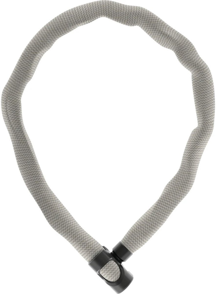 Antivol à chaîne Abus pour vélo - chaîne ivera couleur 7210 - niveau de sécurité 8 - beige - 110 cm - adapté aux vélos électriques et vélos de ville