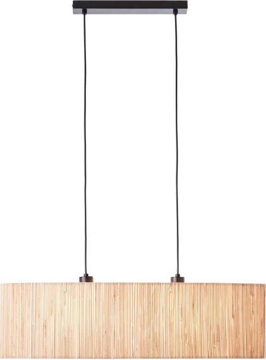 Brilliant wimea - suspension - e27 max 2x40w - noir nature