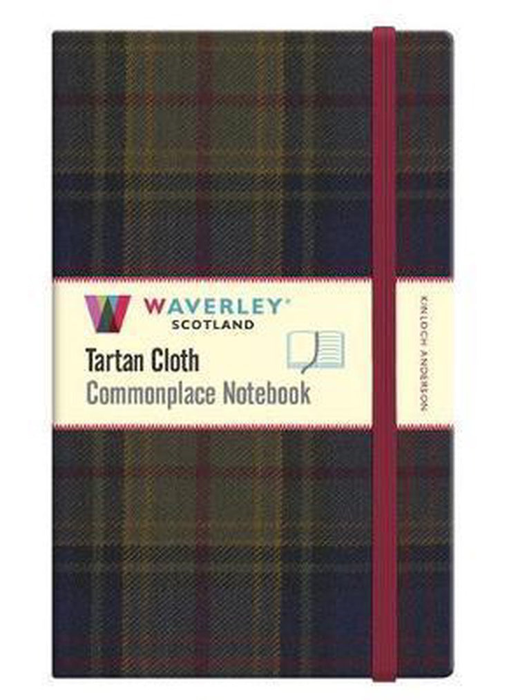 Kinloch Anderson : Waverley Ecosse véritable tartan tissu banal carnet
