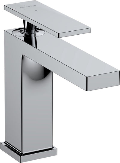 Hansgrohe tecturis e - robinet de lavabo - commande à levier unique - démarrage à froid à économie d'énergie - avec garniture de vidage - taille 110 mm - chrome