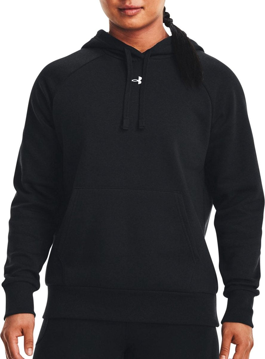 Pull de sport pour Femme Under Armour UA Rival Fleece Hoodie - Noir - Blanc