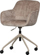 Chaise de bureau Woood morros - polyester - taupe - 88x57x60