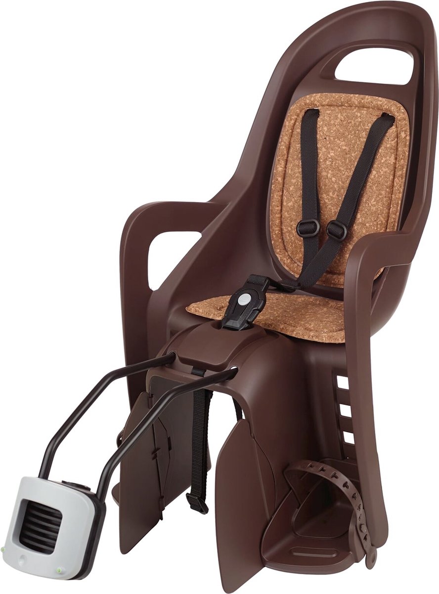 Polisport Back Seat Groovy Frame Bev. Eco brun foncé
