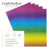 Craft Perfect par Tonic Studios Craft Perfect • Carte à paillettes A4 250 g Ombre Kaléidoscope de couleur 5 pièces
