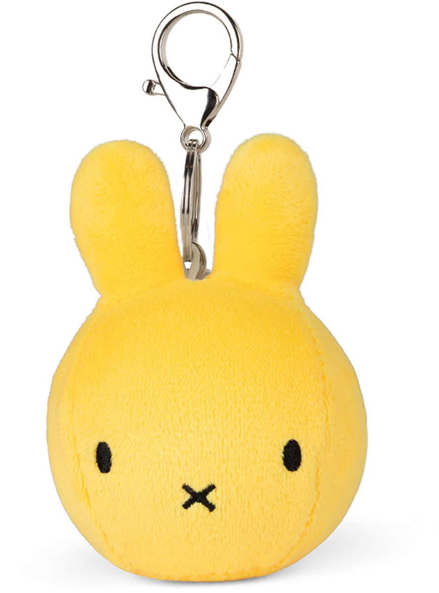 Bon ton toys Miffy - porte-clés boule squish - jaune - 9 cm - 3.5''