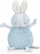 Bunnies by the bay roly-poly lapin - peluche - peluche pour enfants - détails brodés - 13 cm - bleu