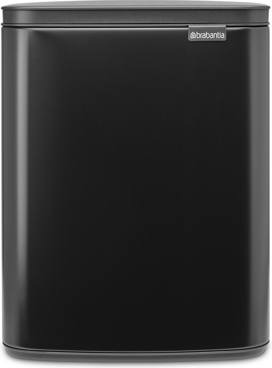 Poubelle Brabantia bo - 12 litres - noir mat