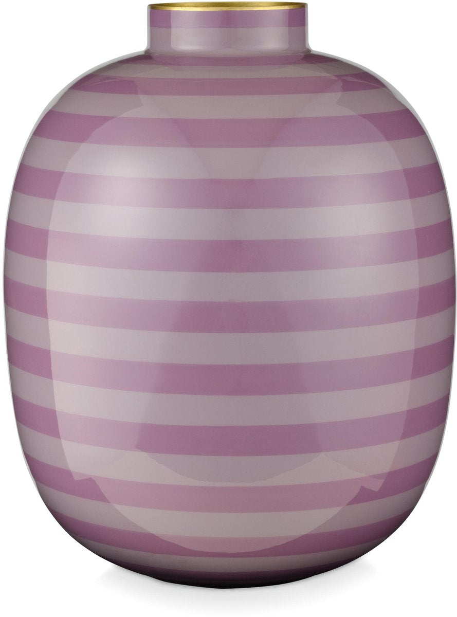 Pip studio - vase - lilas - fer - 25x32cm