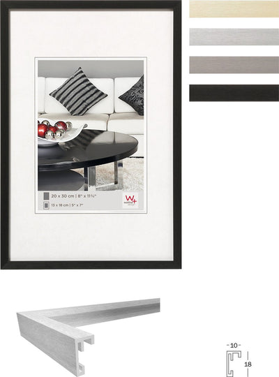Chaise Walther - cadre photo - format photo 29,7x42 cm (din A3) - noir