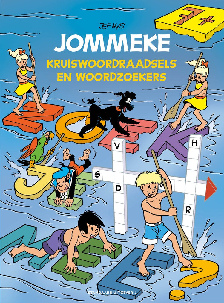 Livre de jeu Jommeke 1 - mots croisés et recherches de mots