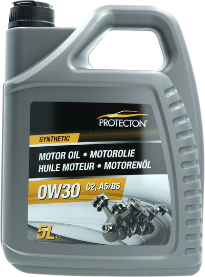 Huile moteur Protecton - entièrement synthétique 0w-30 c2 - longue durée - pour moteurs avec technologie DPF et/ou TWC - économie de carburant - 5 litres