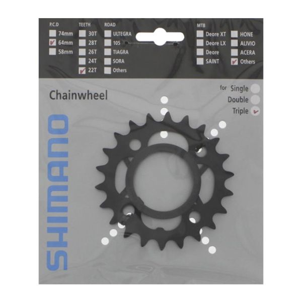 Shimano Chain Top 26T ACERA FC-M391 Black