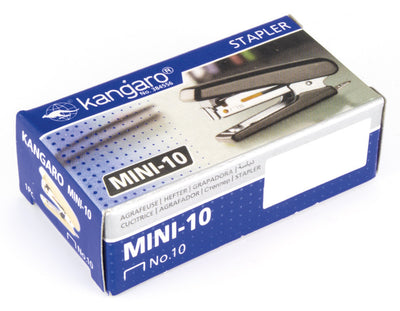Kangaro Kangaro K-7305808 Nietmachromer Mini-10 Red, Max 10 Vel, No.10 Staples