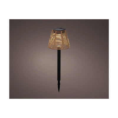 Lampe solaire enfichable Lumineo osier ø12xh30cm