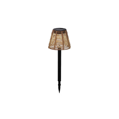 Lampe solaire enfichable Lumineo osier ø12xh30cm