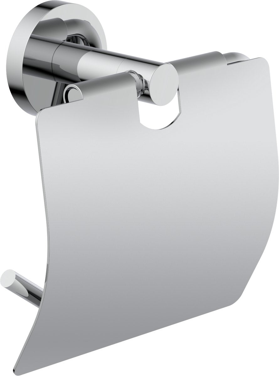 Porte-papier toilette Eisl - à coller ou à visser - chromé