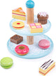 Bigjigs en bois etagere avec des gâteaux
