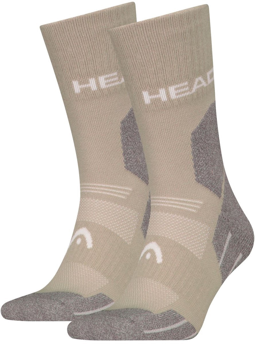 Head - unisexe - chaussettes de sport de randonnée - tous climats - pack de 2 - taille 43-46