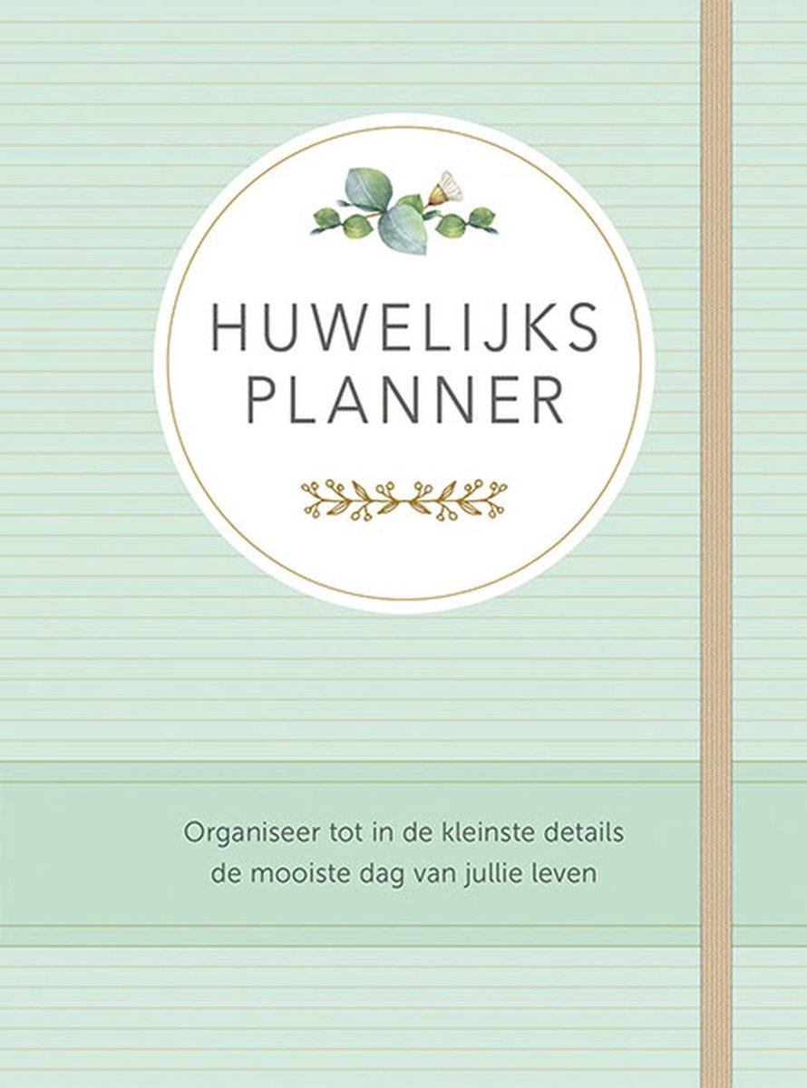 Deltas organisateur de mariage 21,8 x 16,4 cm papier vert