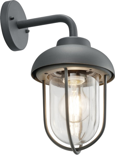 Trio duero - applique - anthracite - excl. 1x e27 4w - éclairage extérieur - ip44