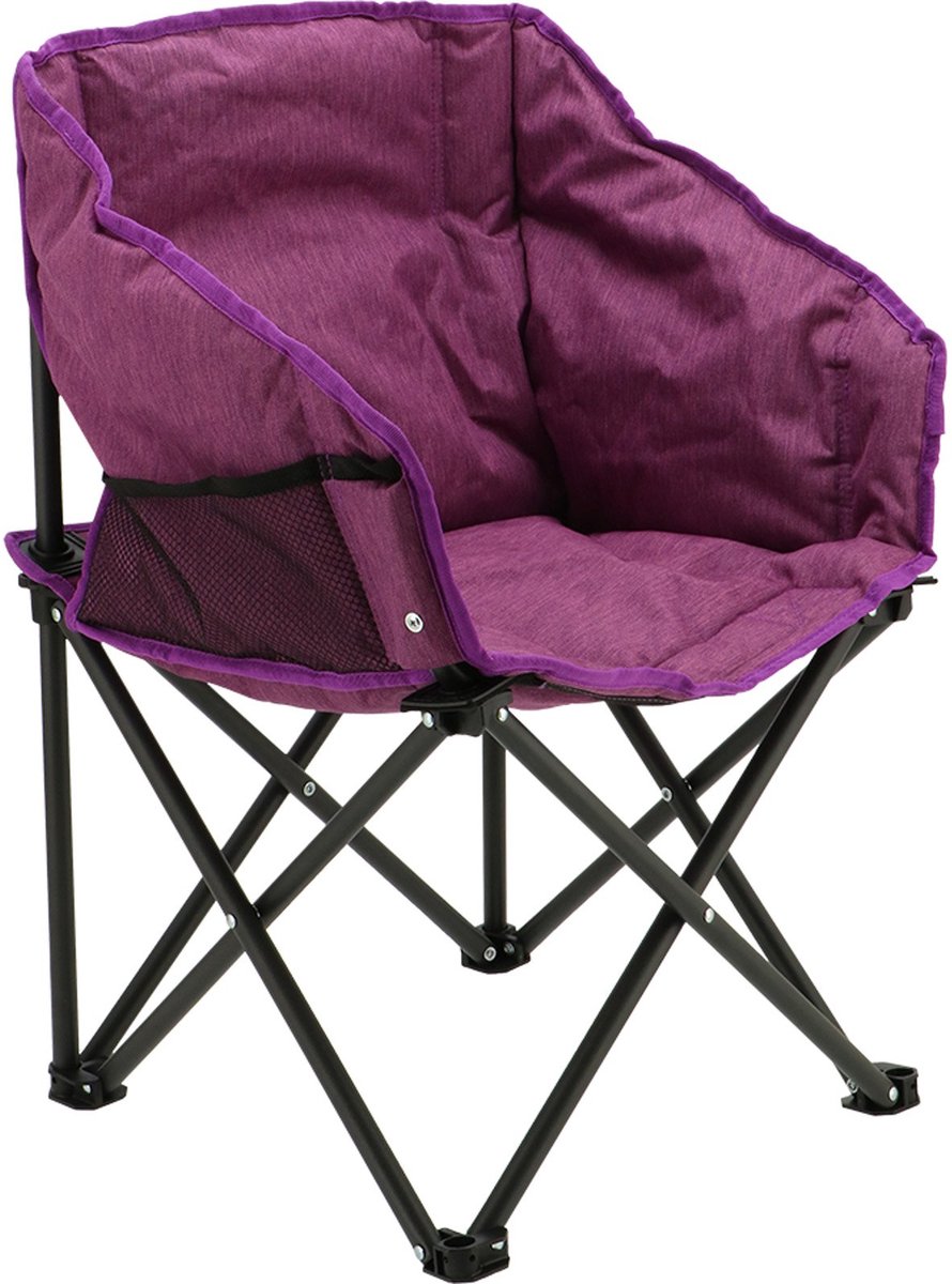 Chaise haute de camping Travellife noli cross violet - avec sac de transport