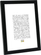 Deknudt frames cadre photo s41jl2 - noir - bois - photo a4 : 21x29,7 cm