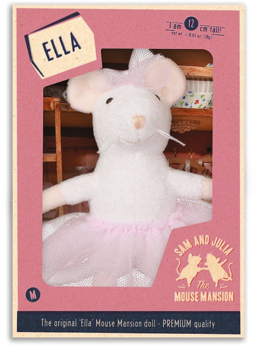 Maison des souris, la peluche souris Ella