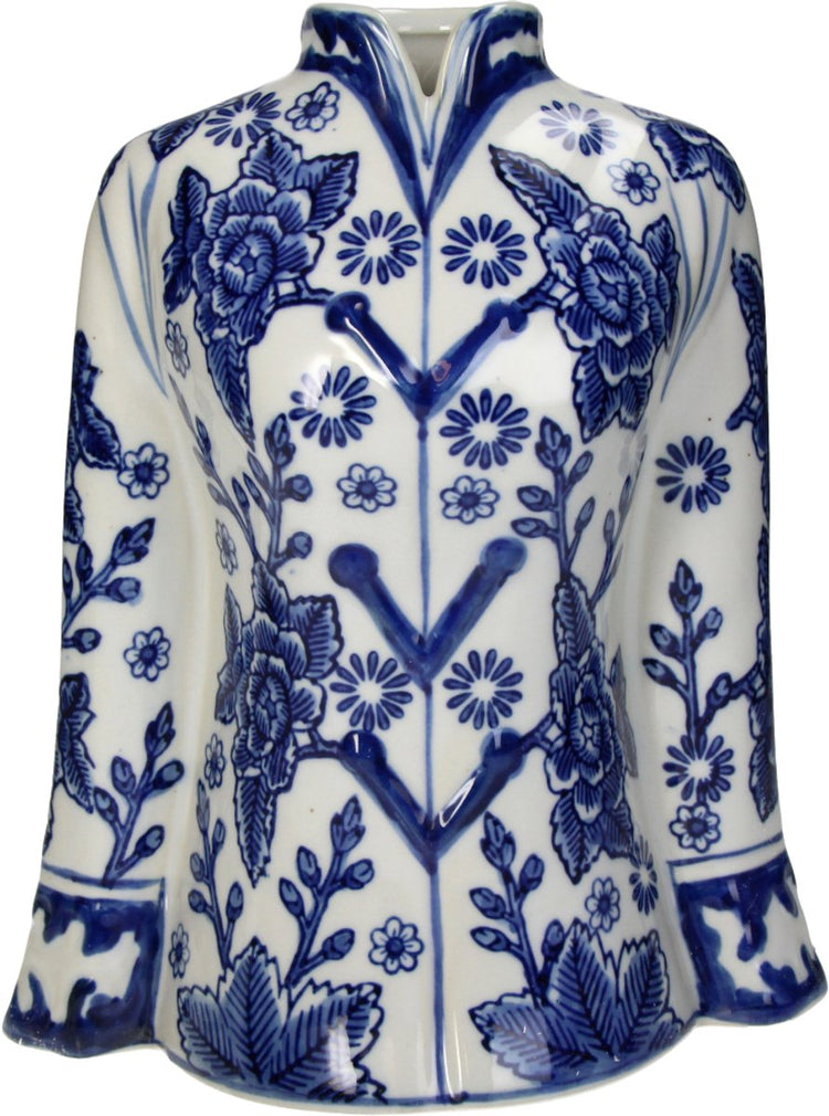Vase collection Hd manteau porcelaine 21x13x25,5cm