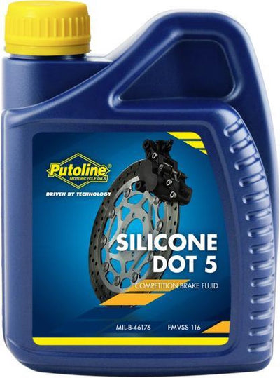 Putoline dot 5 liquide de frein silicone 500ml transparent