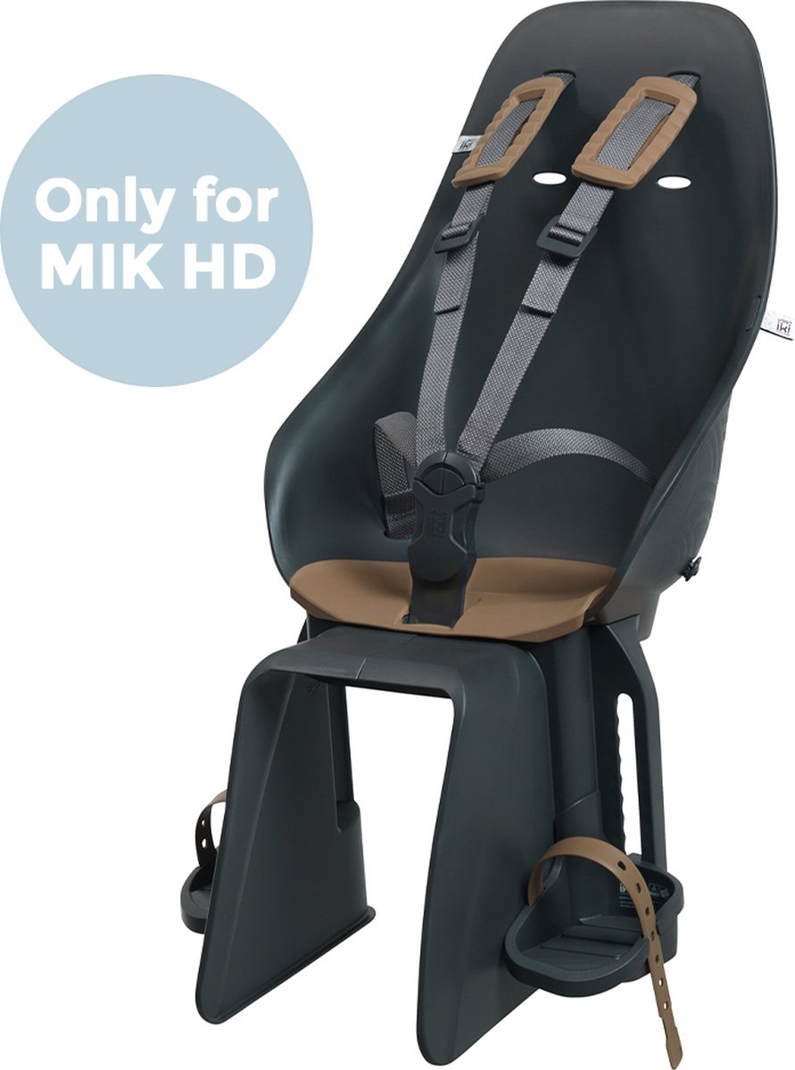 Selle arrière de vélo Urban iki ta–ke mik hd - bincho noir kurumi marron