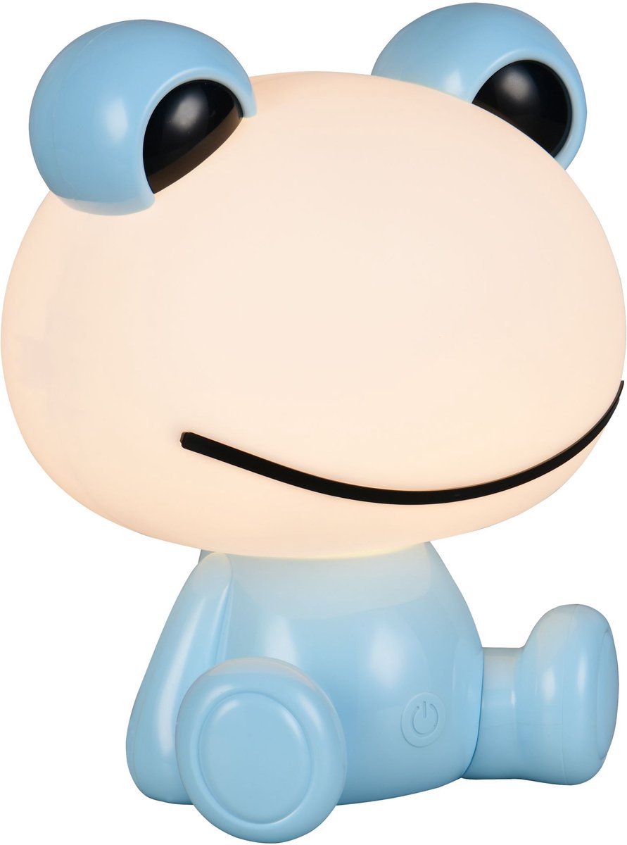 Rl live your light reality hopper - lampe de table - chambre de bébé ou d'enfant - bleu - incl. 1x SMD 0,3 W - on off touch - changeur de couleurs RVB - connexion USB