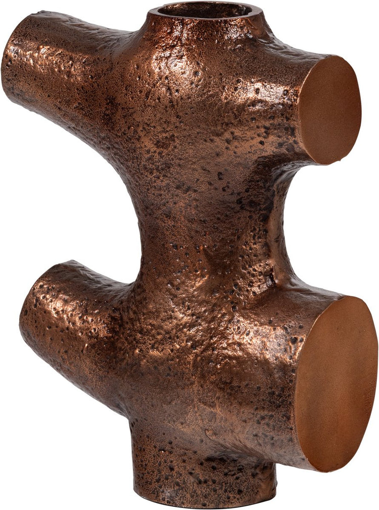 Ornement de décoration Woood orin - métal - marron - 20x25x9