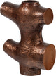 Ornement de décoration Woood orin - métal - marron - 20x25x9